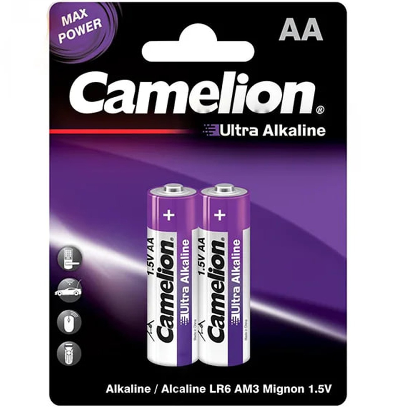 تصویر  باتری قلمی اولترا آلکالاین Camelion سایز AA